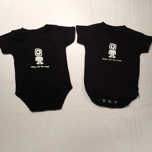 Bundle of 2 Rabbit Skins Onesies New